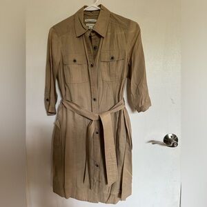 Banana Republic Tan Shirtdress 2P